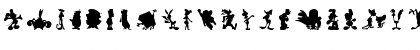 Cartoon Silhouettes Regular Font Cartoon Silhouettes Regular Font