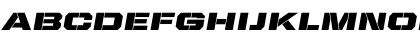 United Italic Ext Stencil Font United Italic Ext Stencil Font