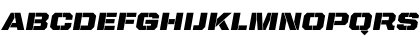United Italic SemiExt Stencil Font United Italic SemiExt Stencil Font