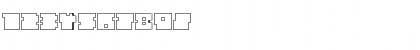 QUBE HOLLOW REGULAR Font QUBE HOLLOW REGULAR Font