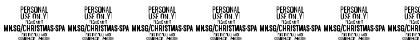 Christmas Sparkle PERSONAL USE Regular Font Christmas Sparkle PERSONAL USE Regular Font