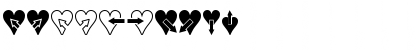 Hearts n Arrows Normal Font Hearts n Arrows Normal Font