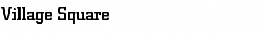 Village Square Regular Font Village Square Regular Font