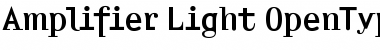 Amplifier Light Font Amplifier Light Font