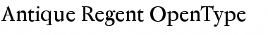 Antique Regent Regular Font Antique Regent Regular Font