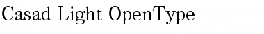 Casad-Light Regular Font Casad-Light Regular Font