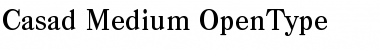 Casad-Medium Regular Font Casad-Medium Regular Font