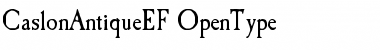 CaslonAntiqueEF Regular Font CaslonAntiqueEF Regular Font