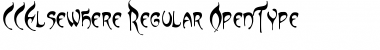 CCElsewhere Regular Font CCElsewhere Regular Font