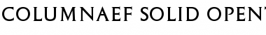 ColumnaEF Solid Font ColumnaEF Solid Font