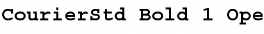 Courier Std Bold Font Courier Std Bold Font