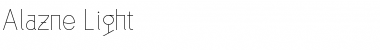 Alazne Light Regular Font Alazne Light Regular Font