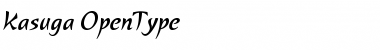 Kasuga Regular Font Kasuga Regular Font