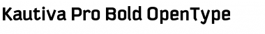 Kautiva Pro Bold Font Kautiva Pro Bold Font