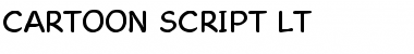 Cartoon Script LT Regular Font Cartoon Script LT Regular Font