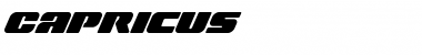Capricus Regular Font Capricus Regular Font