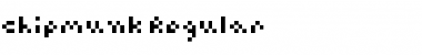 chipmunk Regular Font chipmunk Regular Font
