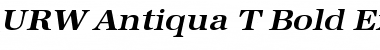 URW Antiqua T Regular Font URW Antiqua T Regular Font