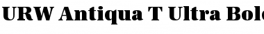 URW Antiqua T Regular Font URW Antiqua T Regular Font