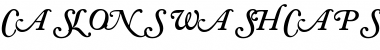 CaslonSwashCapsSSK Bold Italic Font CaslonSwashCapsSSK Bold Italic Font