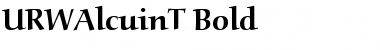 URWAlcuinT Bold Font URWAlcuinT Bold Font