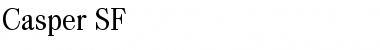 Casper SF Regular Font Casper SF Regular Font