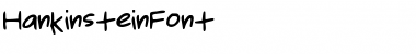 HankinsteinFont Medium Font HankinsteinFont Medium Font