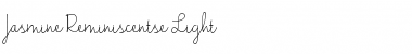 Jasmine Reminiscentse Light Font Jasmine Reminiscentse Light Font