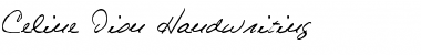 Celine Dion Handwriting Regular Font Celine Dion Handwriting Regular Font