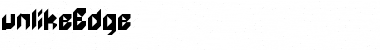 unlikeEdge Regular Font unlikeEdge Regular Font