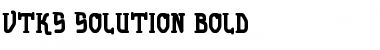 vtks solution bold Regular Font vtks solution bold Regular Font