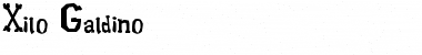 XiloGaldino Regular Font XiloGaldino Regular Font