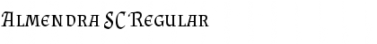 Almendra SC Regular Font Almendra SC Regular Font