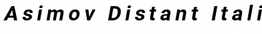 Asimov DistIt Font Asimov DistIt Font