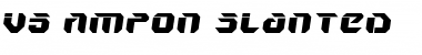 V5 Ampon Slanted Font V5 Ampon Slanted Font