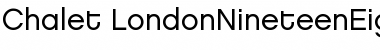 Chalet-LondonNineteenEighty Regular Font Chalet-LondonNineteenEighty Regular Font