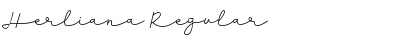 Herliana Regular Font Herliana Regular Font