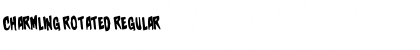 Charmling Rotated Regular Font Charmling Rotated Regular Font