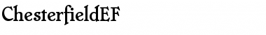 ChesterfieldEF Regular Font ChesterfieldEF Regular Font
