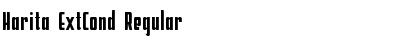 Harita ExtCond Regular Font Harita ExtCond Regular Font