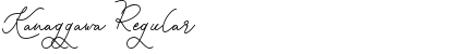 Kanaggawa Regular Font Kanaggawa Regular Font