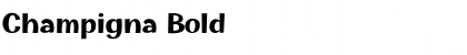 Champigna Bold Font Champigna Bold Font
