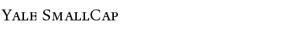 Yale SmallCap Font Yale SmallCap Font