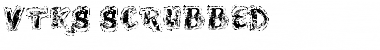 VTKS SCRUBBED Regular Font VTKS SCRUBBED Regular Font
