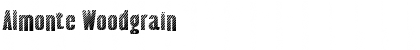 Almonte Woodgrain Font Almonte Woodgrain Font