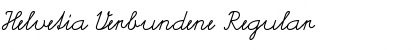 Helvetia Verbundene Regular Font Helvetia Verbundene Regular Font