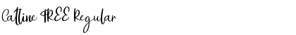 Catline FREE Regular Font Catline FREE Regular Font