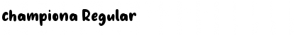 championa Regular Font championa Regular Font
