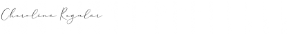 Cherolina Regular Font Cherolina Regular Font