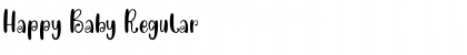 Happy Baby Regular Font Happy Baby Regular Font
